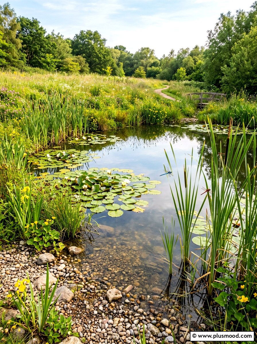 Natural Wildlife Pond - 25 summer pond ideas for backyard