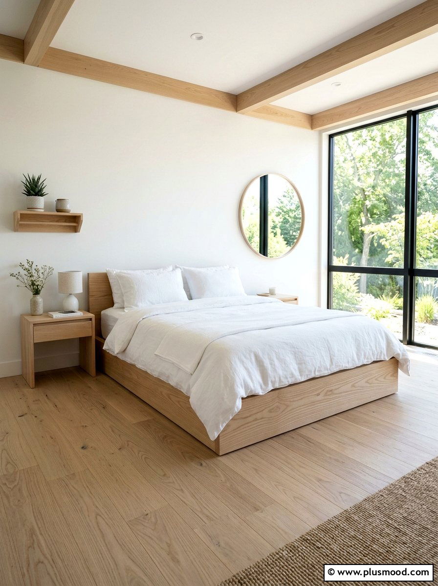 Natural Wood Minimalist Bedroom - 25 minimalist summer bedroom ideas
