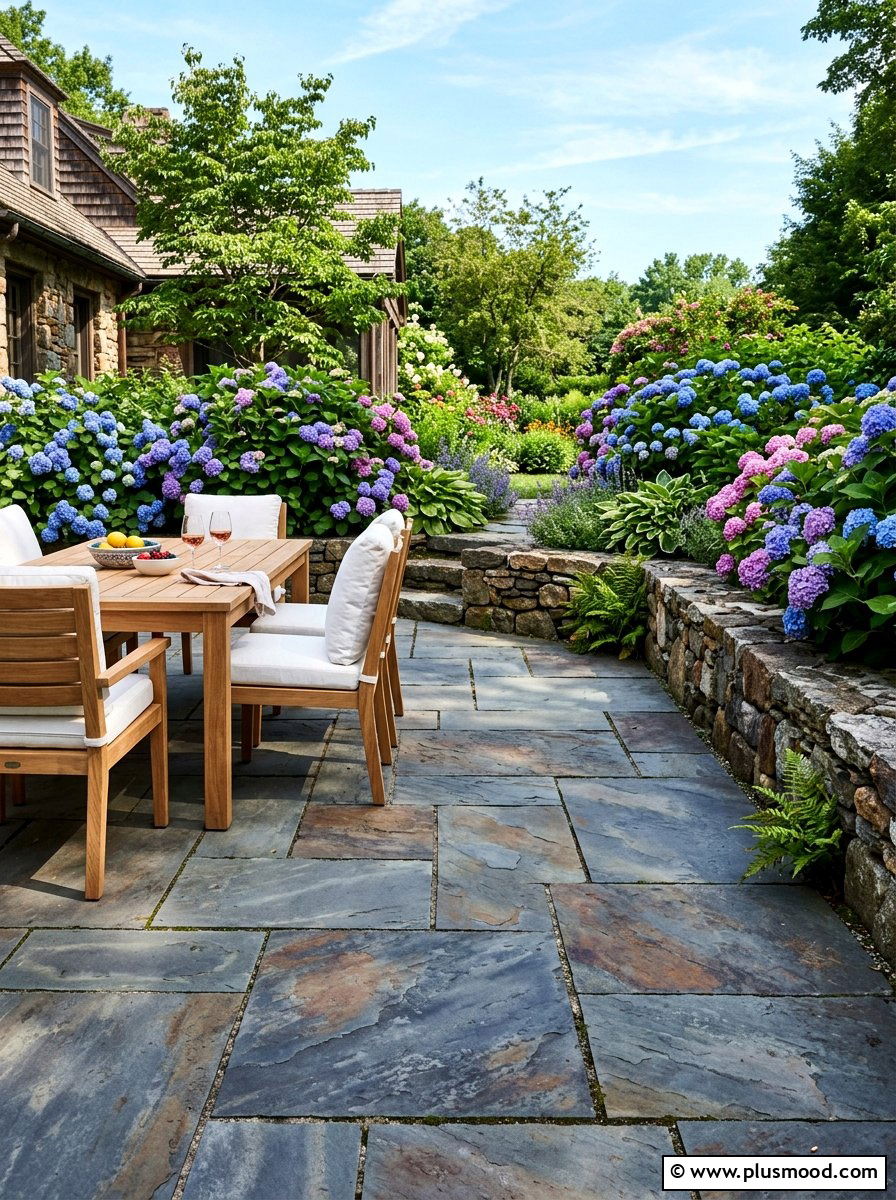 Natural stone paver patio - 25 summer paver patio ideas