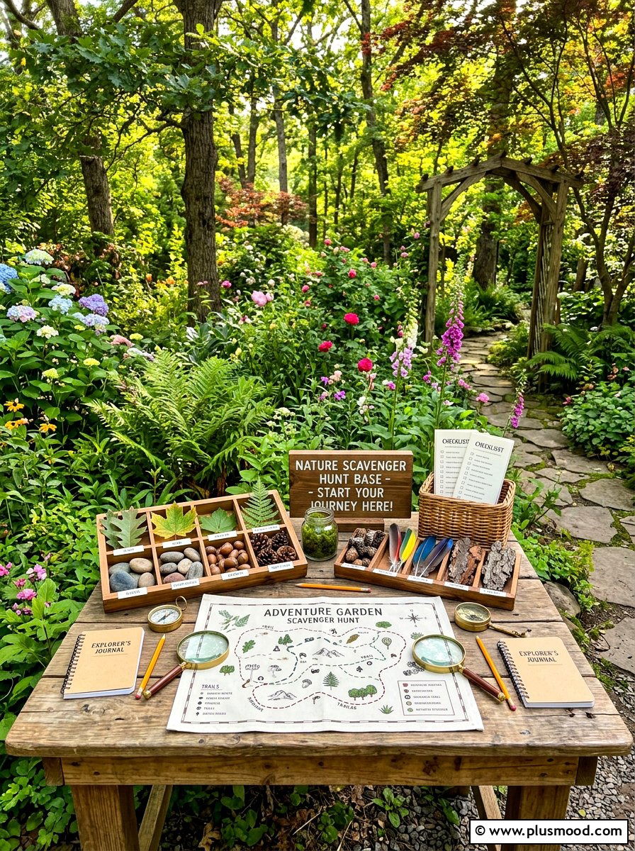 Nature Scavenger Hunt - 25 summer kid friendly outdoor party ideas