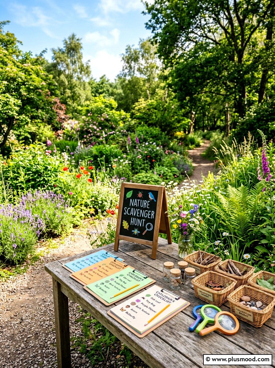 Nature Scavenger Hunt - 25 summer backyard family fun ideas