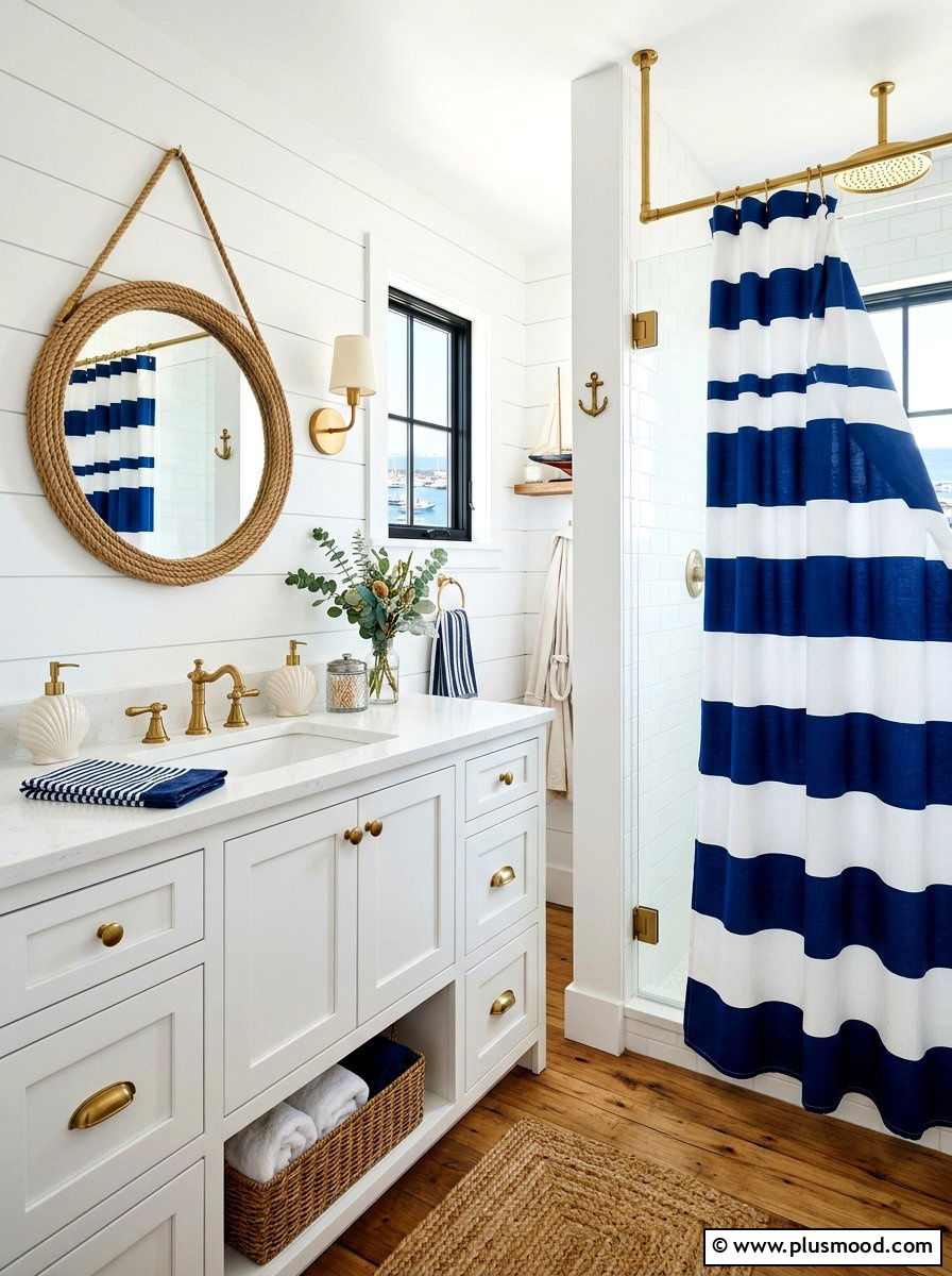 Nautical Bathroom Style - 25 beautiful summer home decor ideas