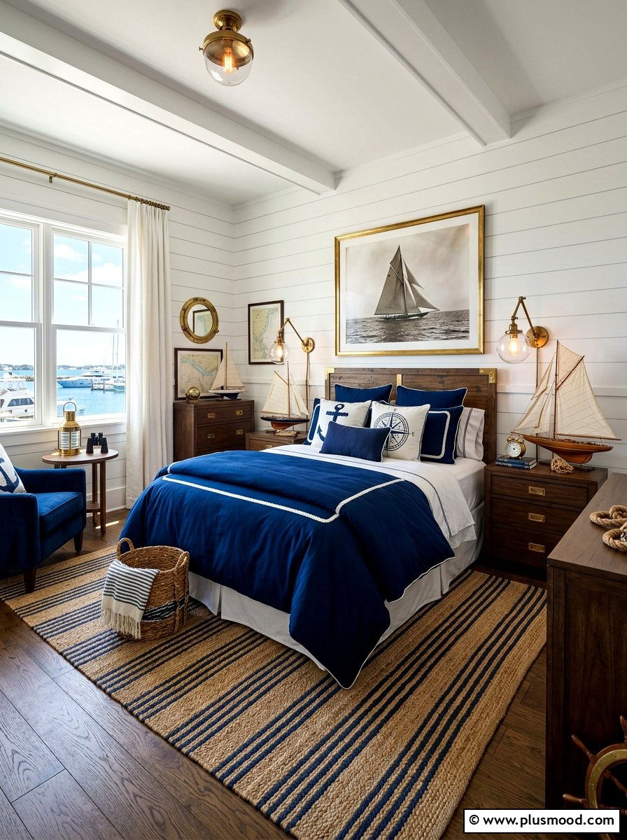 Nautical Bedroom Theme - 25 summer home decor ideas