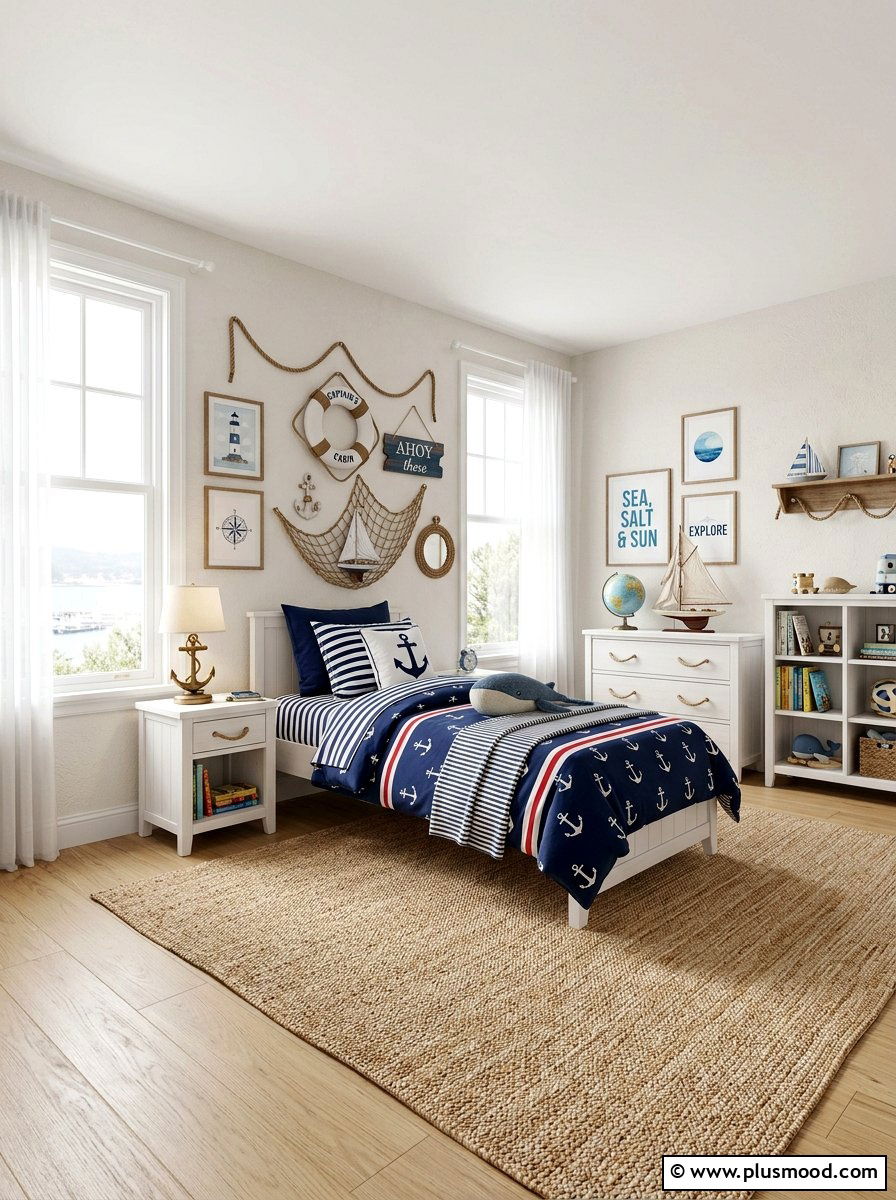 Nautical Boys Bedroom - 25 summer boys bedroom ideas