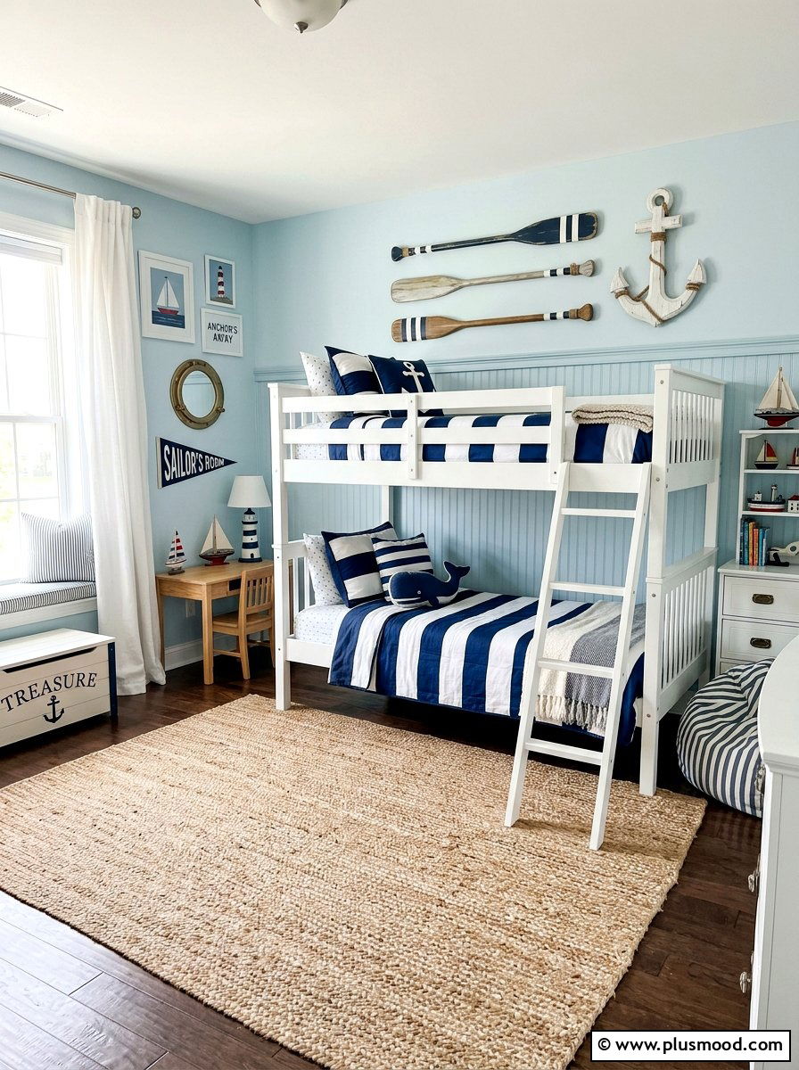 Nautical Kids Bedroom - 25 summer decor ideas for everyday living