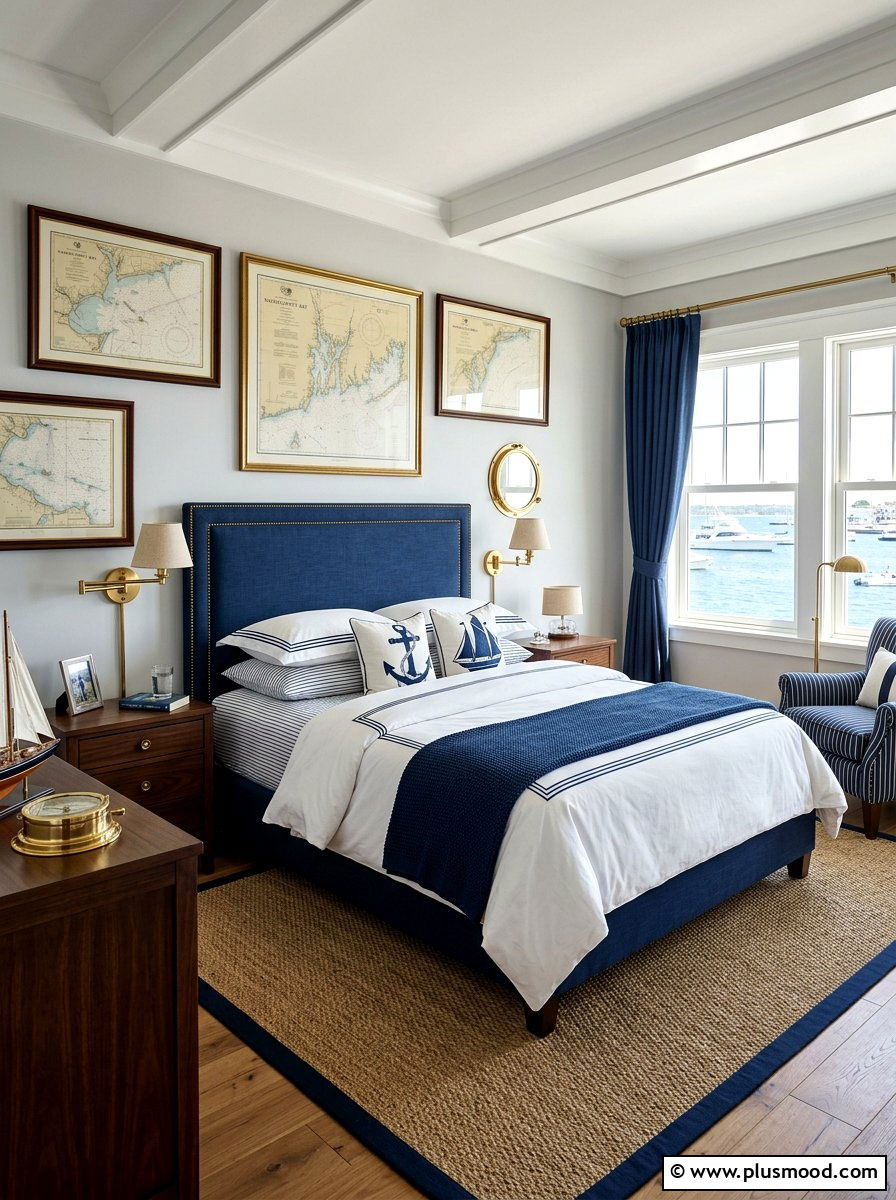 Nautical Master Suite - 25 elegant summer decor ideas