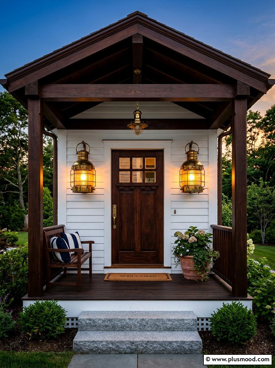 Nautical Outdoor Lighting - 25 summer coastal curb appeal ideas