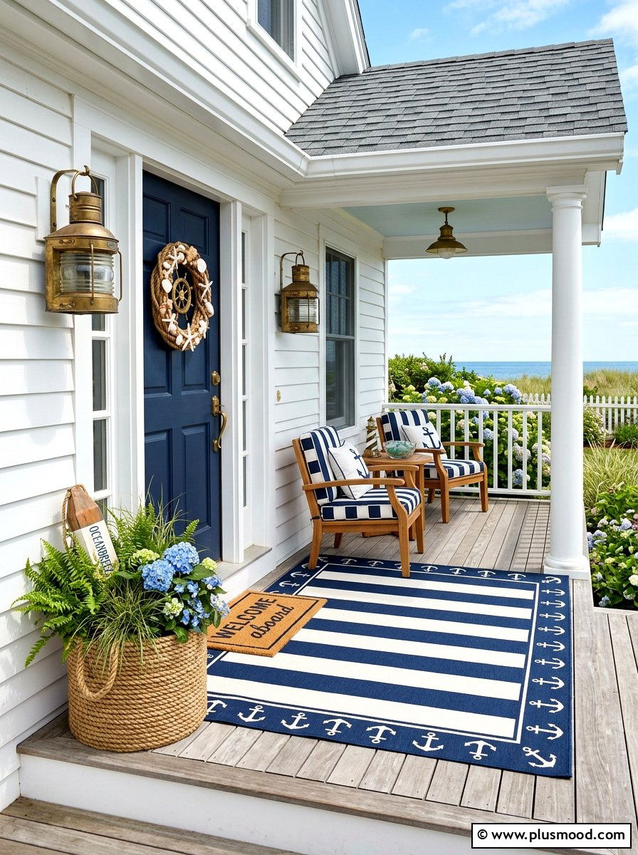 Nautical Porch Accents - 25 easy summer home ideas