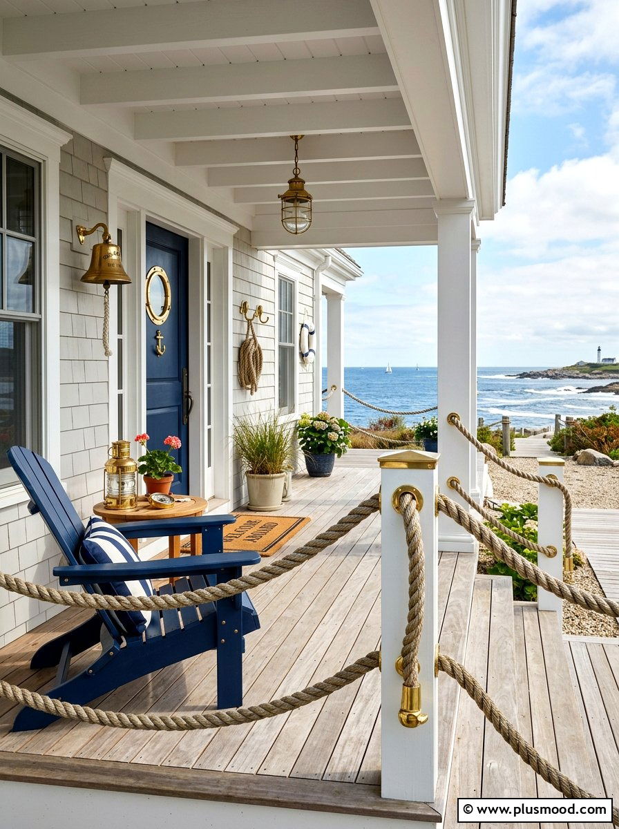 Nautical Style Front Porch - 25 summer front porch refresh ideas