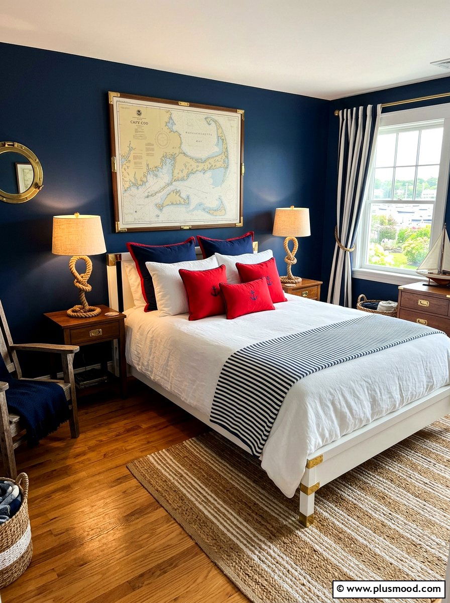Nautical guest bedroom - 25 summer guest bedroom ideas