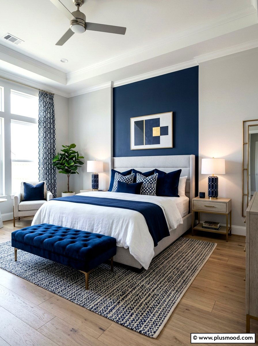 Navy Blue Accents