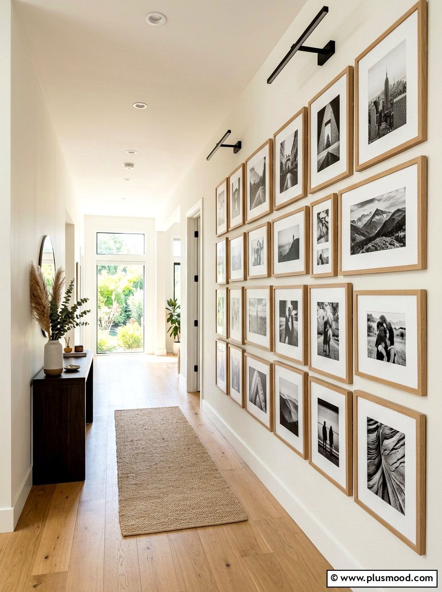 Neutral Gallery Wall - 25 summer neutral decor ideas