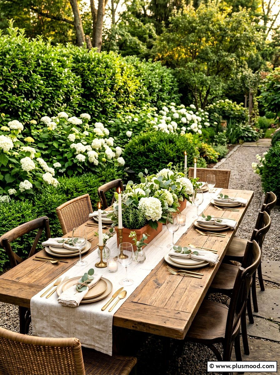 Neutral Outdoor Table Setting - 25 late summer outdoor dining ideas