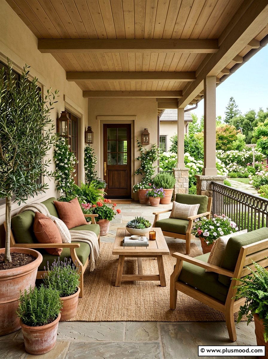 Neutral porch - 25 best summer front porch decor ideas