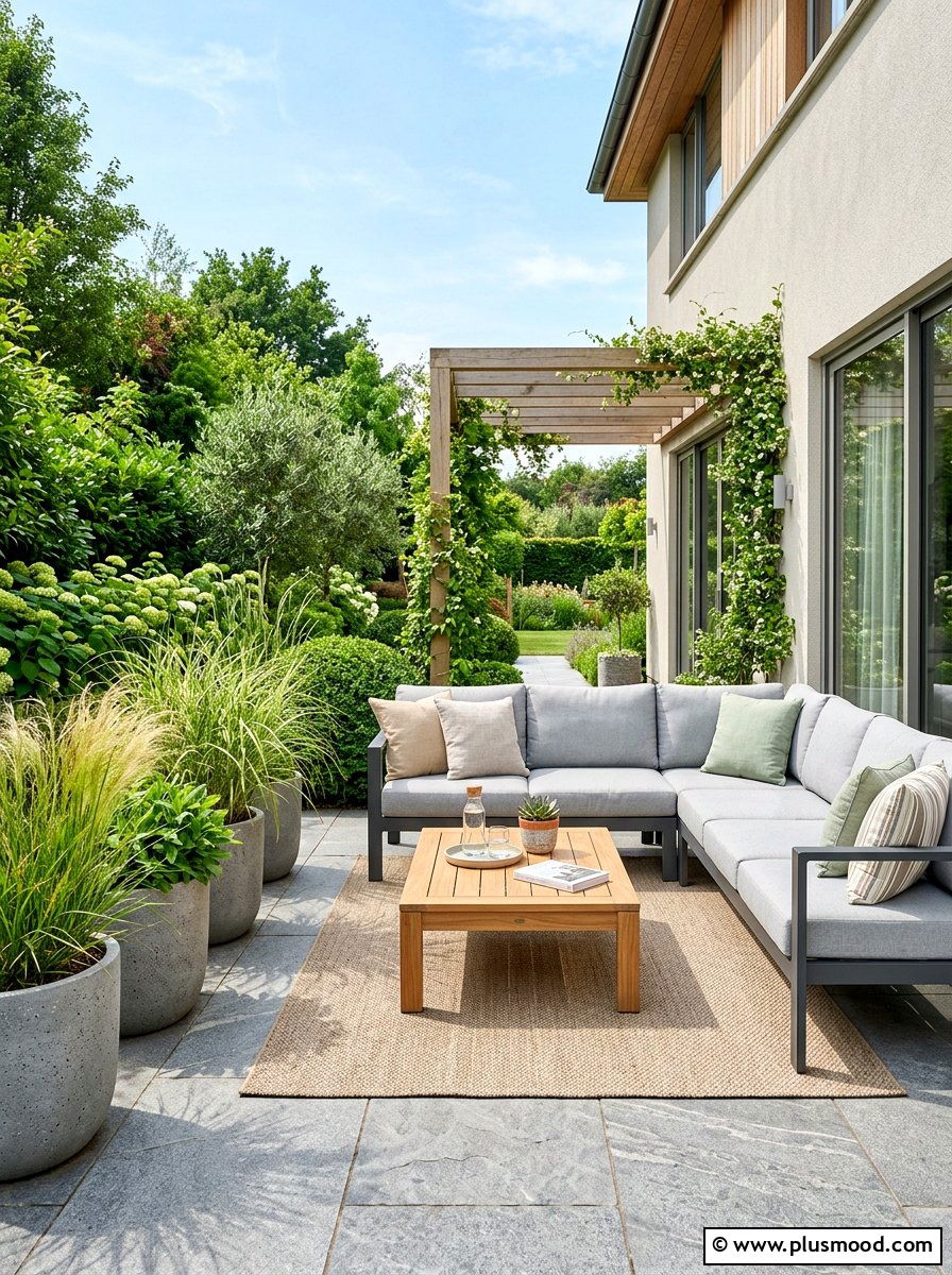 Neutral summer patio - 25 summer decor ideas without clutter