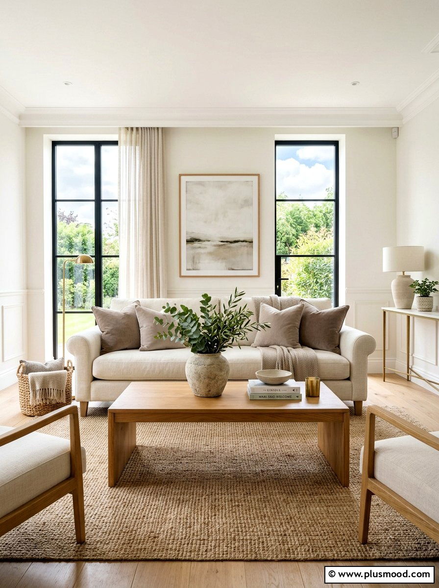 Neutral transitional living room - 25 summer to fall transition decor ideas