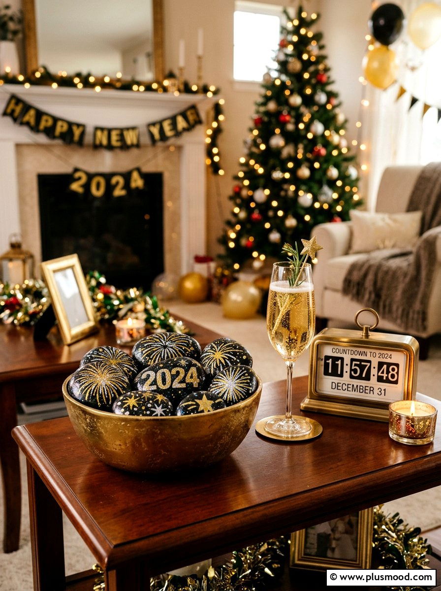 New Year Fireworks Rocks - 25 painted rock ideas with seasonal themes