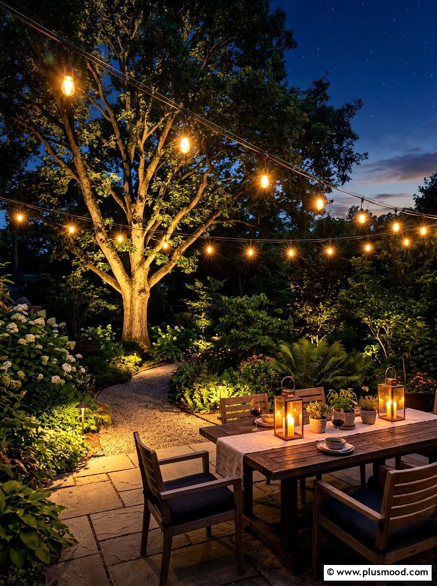 Nighttime Garden Lighting - 25 fresh summer garden styling ideas