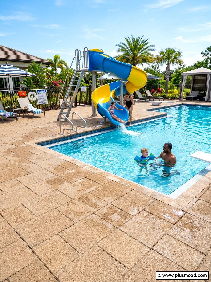 Non Slip Pool Decking - 25 summer pool deck ideas