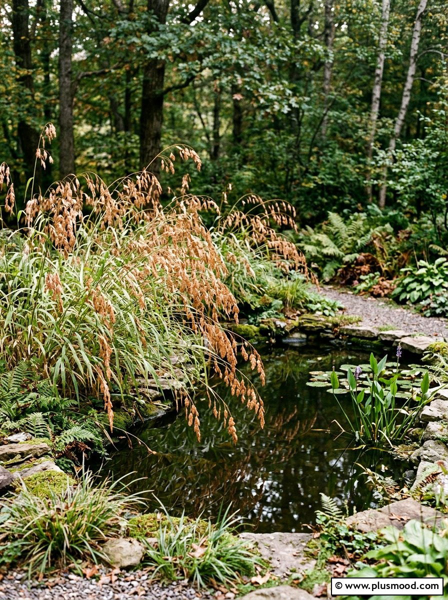 Northern sea oats pool landscaping - 25 pool landscaping ideas with ornamental grasses
