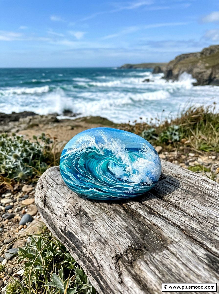 25 Painted Rock Ideas With Landscapes for Scenic Stone Art