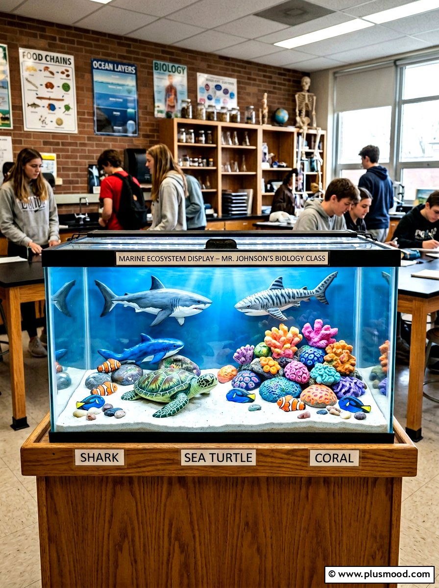 Ocean life rocks - 25 painted rock ideas for school projects