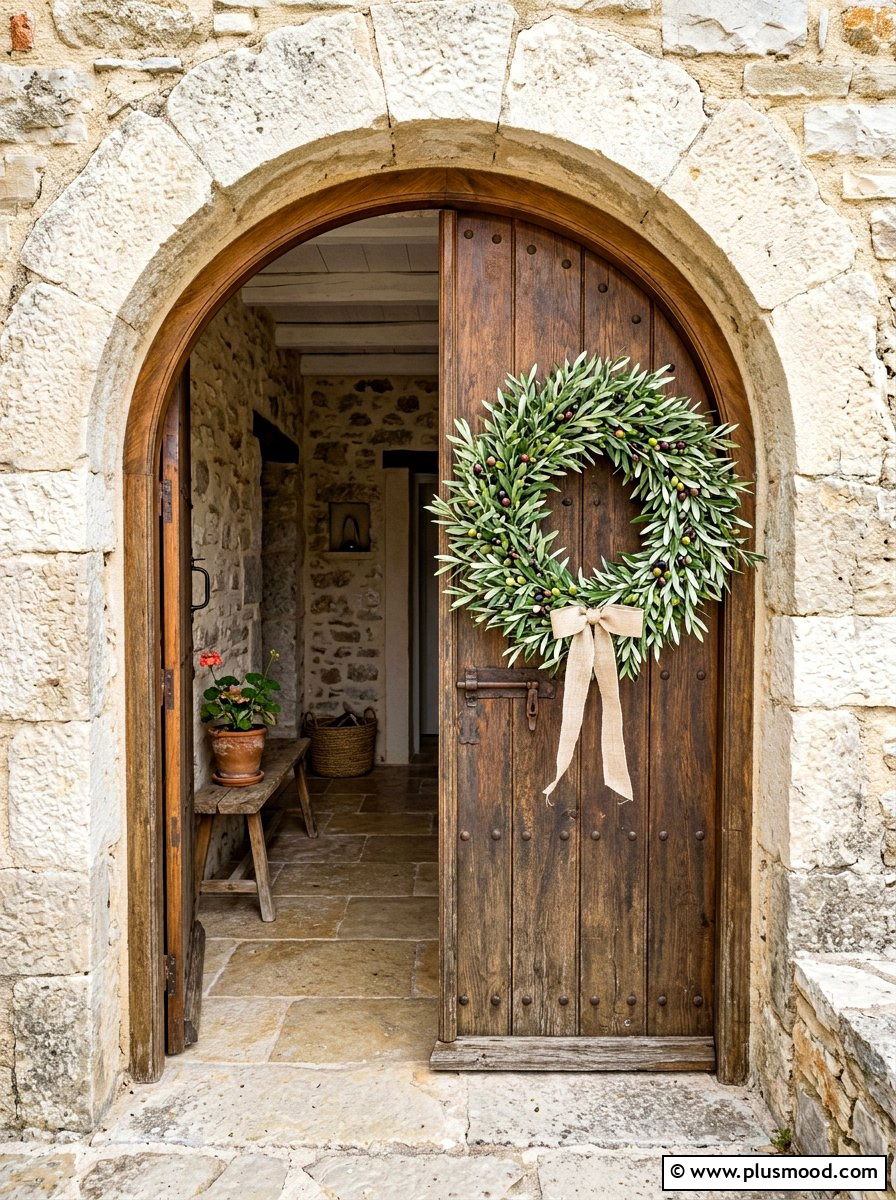 Olive Branch Wreath - 25 summer wreath ideas for front door