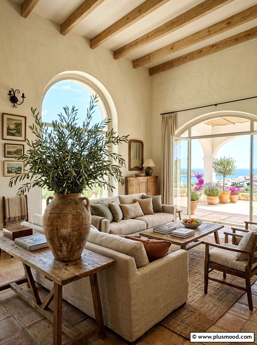 Olive Summer Centerpiece - 25 summer centerpiece ideas for living room