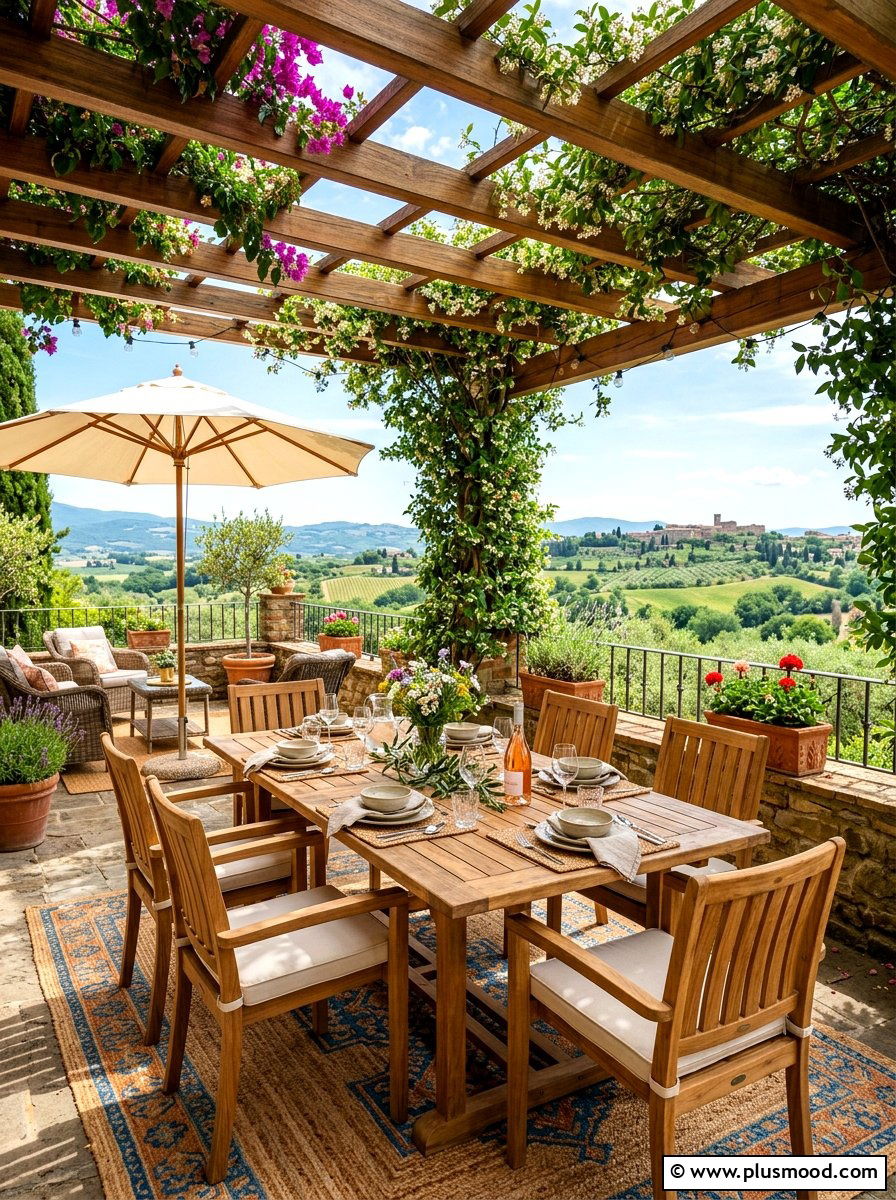 Open Air Terrace Dining Room - 25 summer dining room ideas