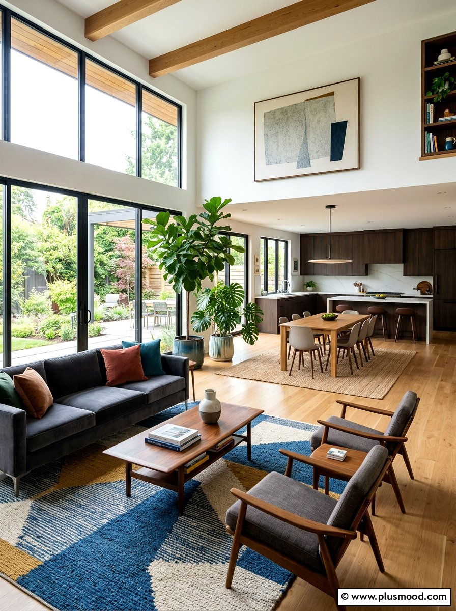 Open Concept Living Room - 25 best summer living room ideas
