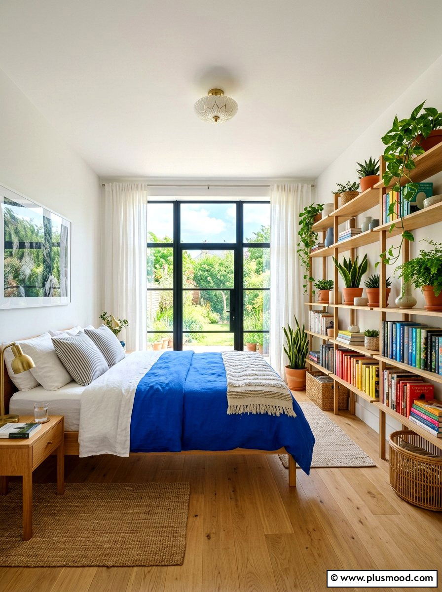 Open Shelf Summer Bedroom - 25 summer bedroom makeover ideas