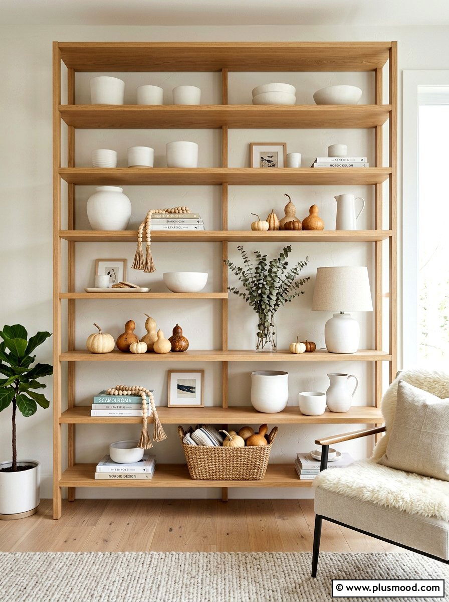 Open Shelving Accessories - 25 summer transition decor ideas