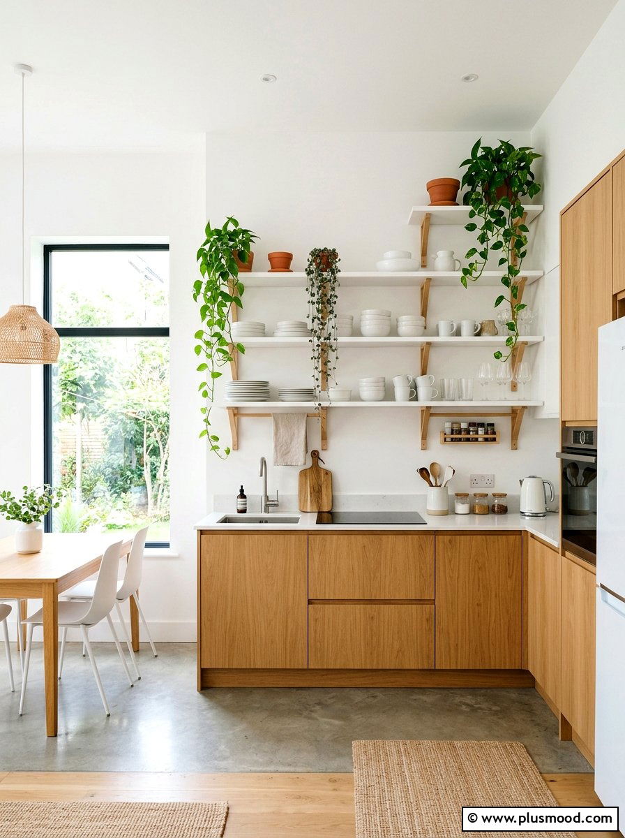 Open Shelving - 25 summer kitchen refresh ideas