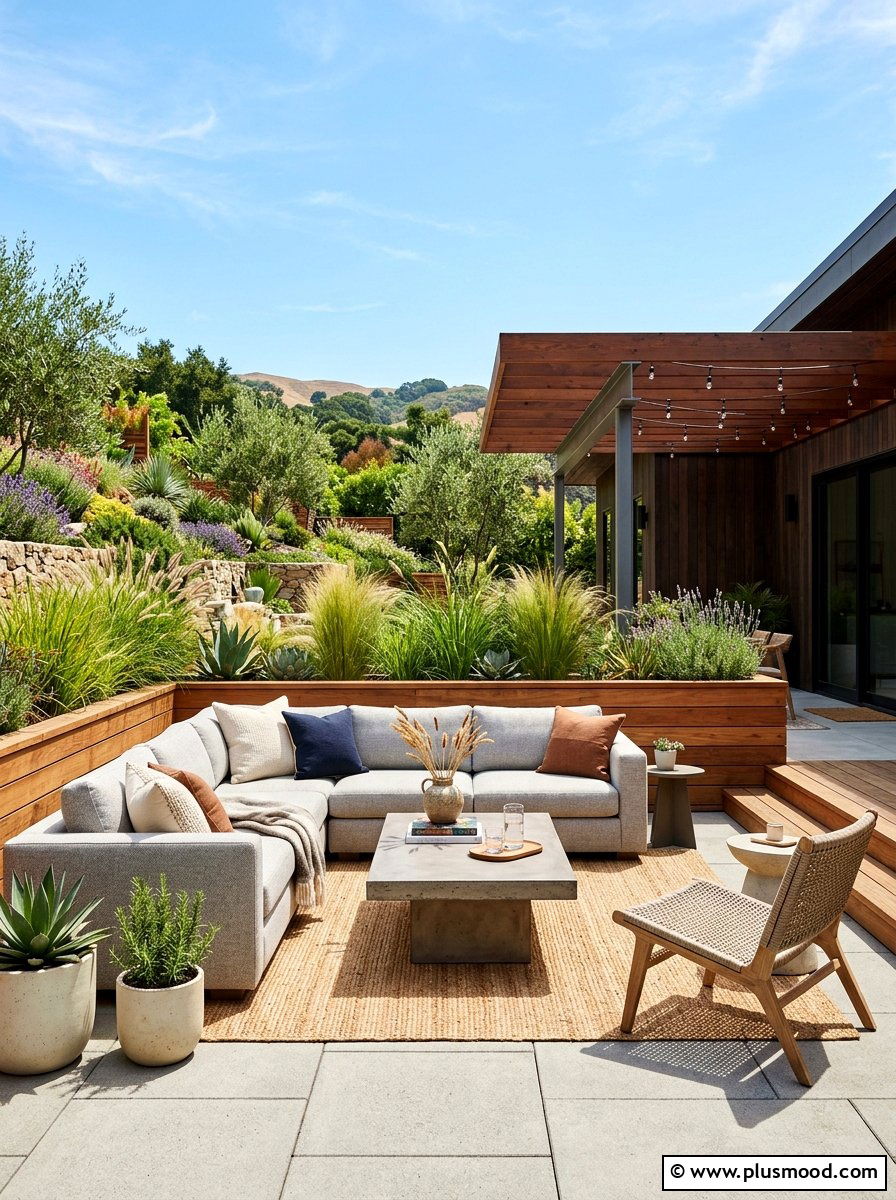 Organic Modern Patio - 25 light and airy summer decor ideas