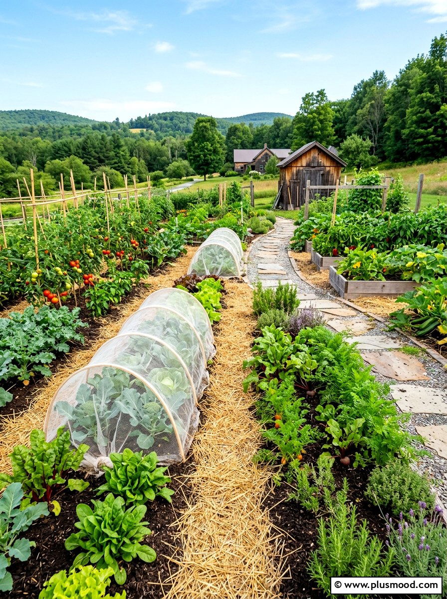 Organic Vegetable Garden - 25 summer vegetable garden ideas