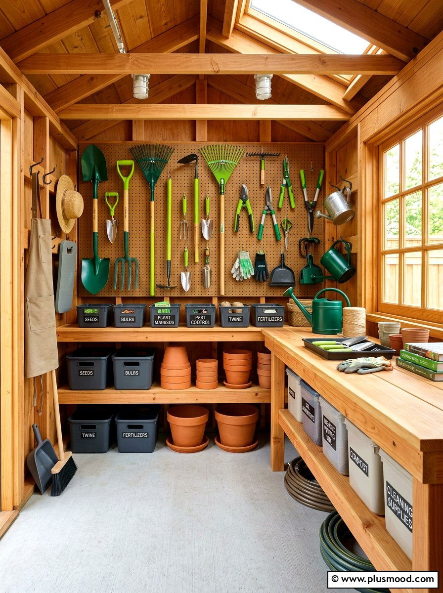 Organizing Garden Sheds - 25 end of summer garden cleanup ideas