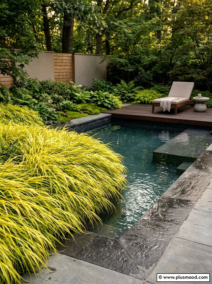 Ornamental Grass For Shade Pools - 25 pool landscaping ideas for shade gardens