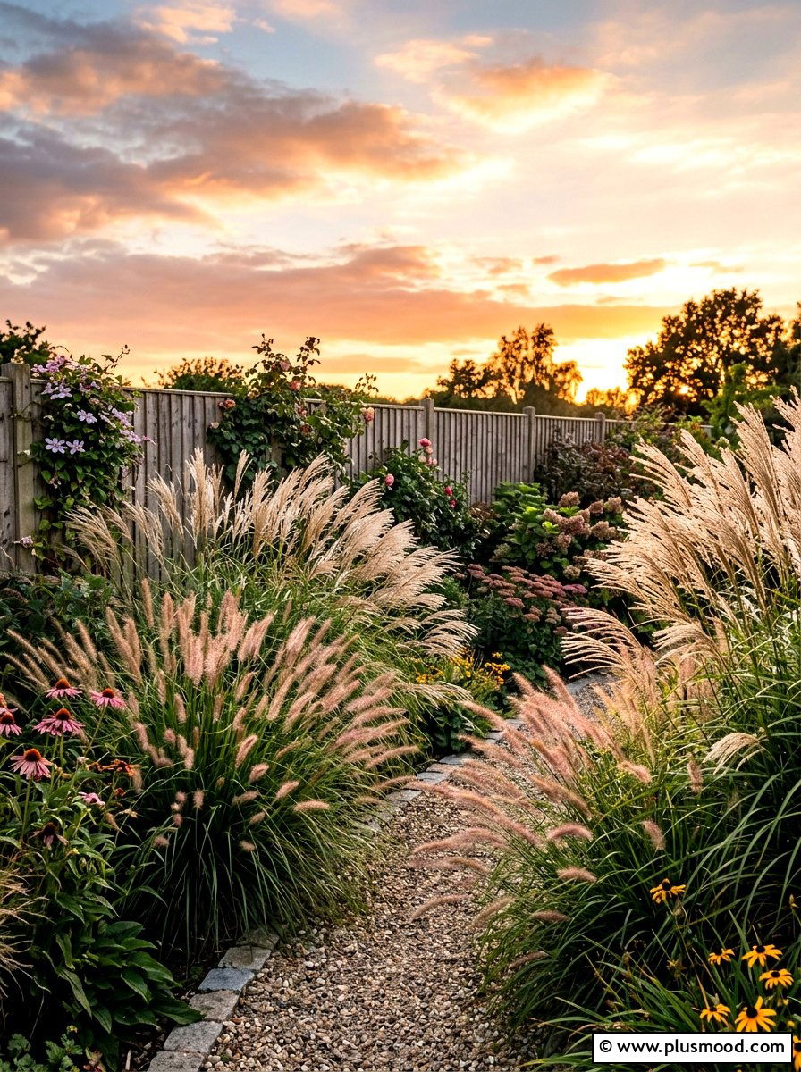 Ornamental Grass Landscape - 25 late summer garden ideas
