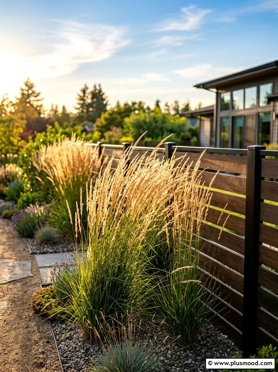 Ornamental Grass Landscaping - 25 summer low maintenance garden ideas