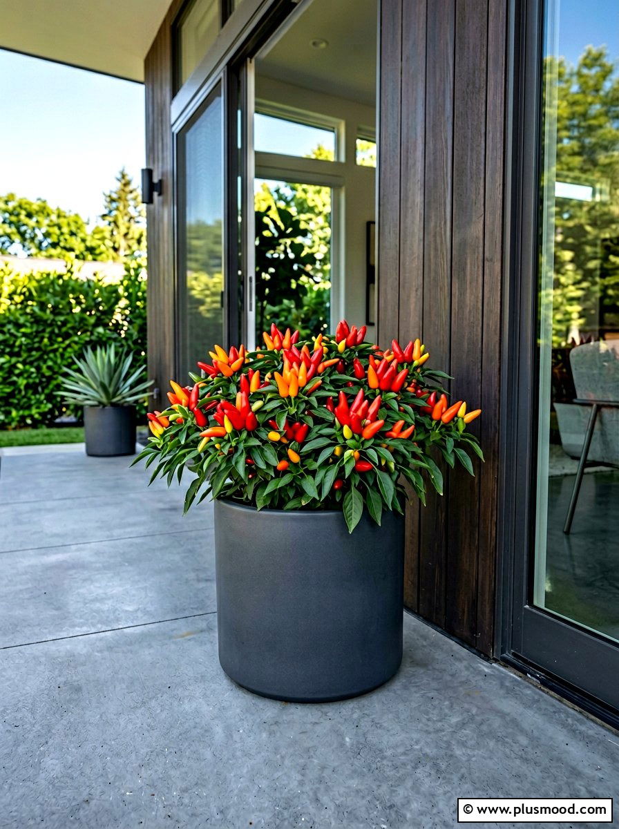 Ornamental Pepper Planter