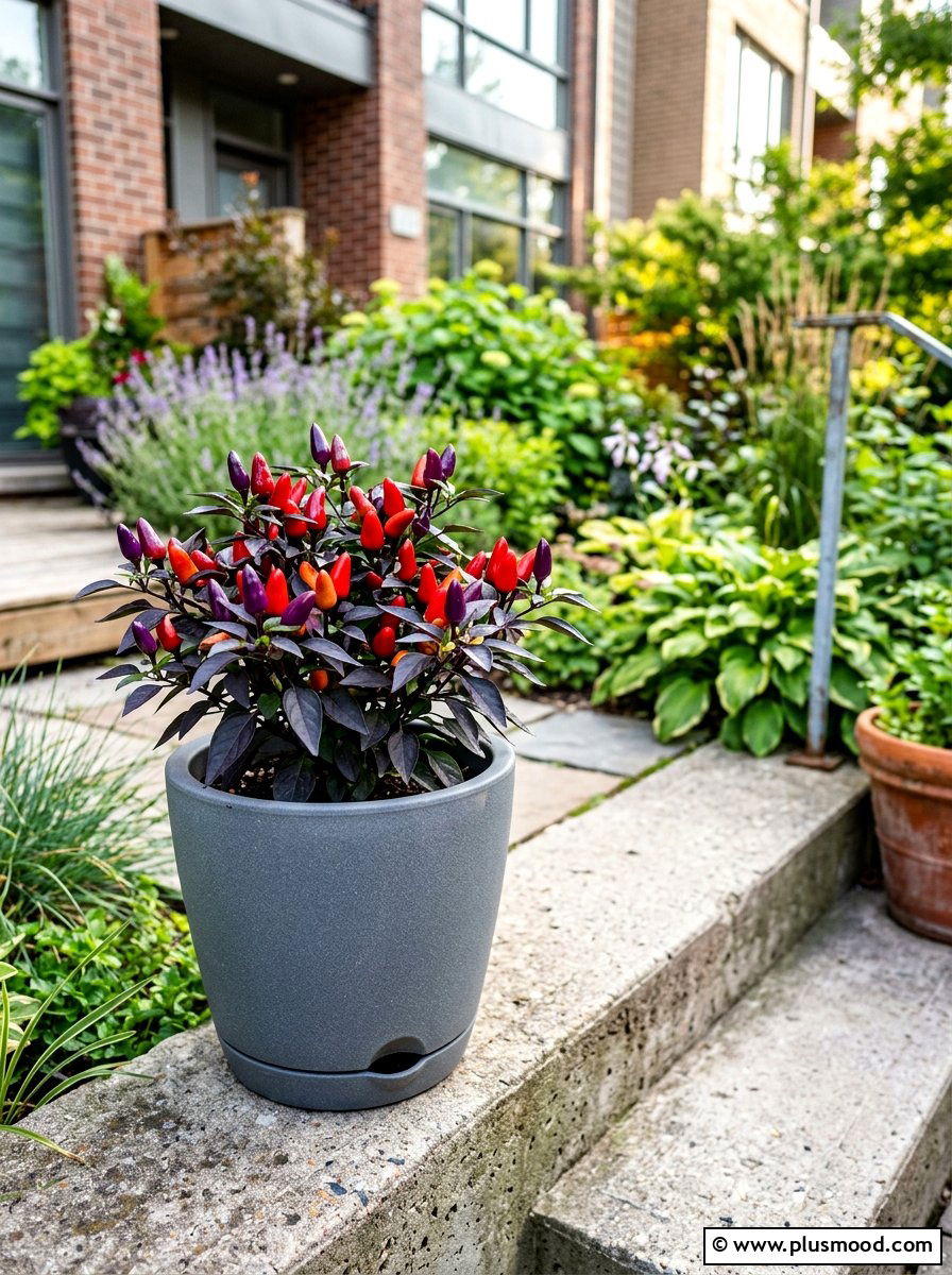 Ornamental Pepper Pot - 25 late summer planter ideas