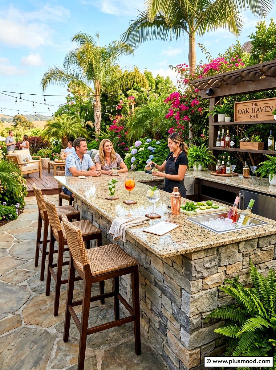Outdoor Bar Counter - 25 best summer patio ideas