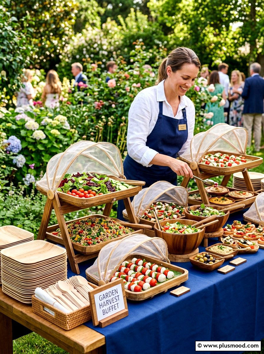 Outdoor Buffet Server - 25 summer easy outdoor entertaining ideas