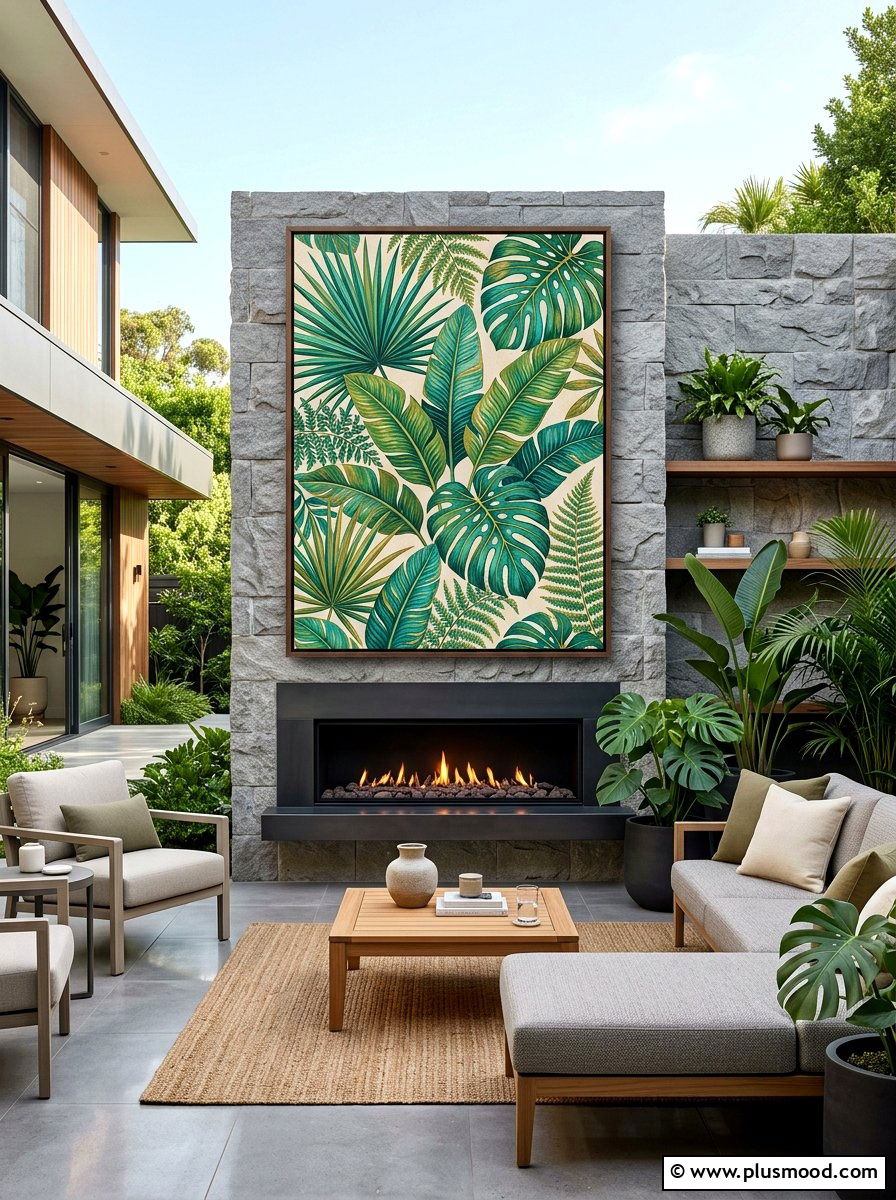 Outdoor Canvas Art - 25 summer patio wall decor ideas