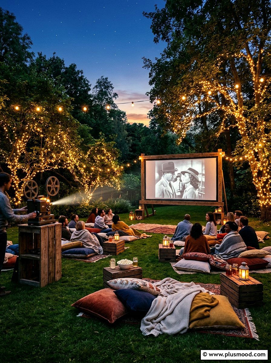 Outdoor Cinema - 25 end of summer backyard party ideas