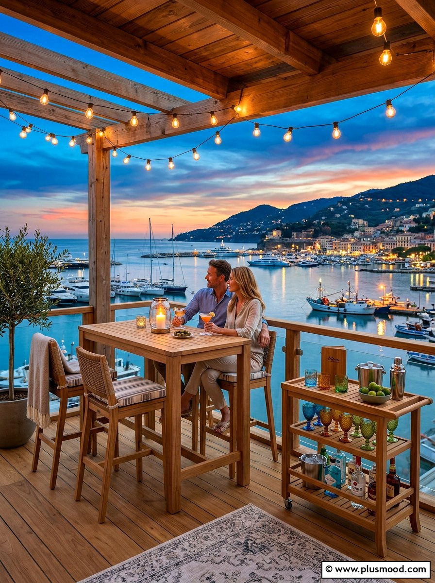 Outdoor Coastal Bar Area