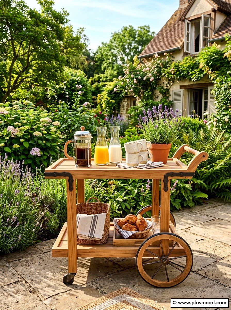 Outdoor Coffee Cart - 25 summer coffee bar decor ideas