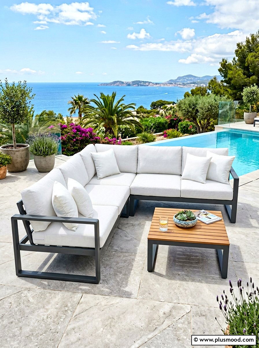 Outdoor Corner Sofa - 25 cute summer balcony ideas