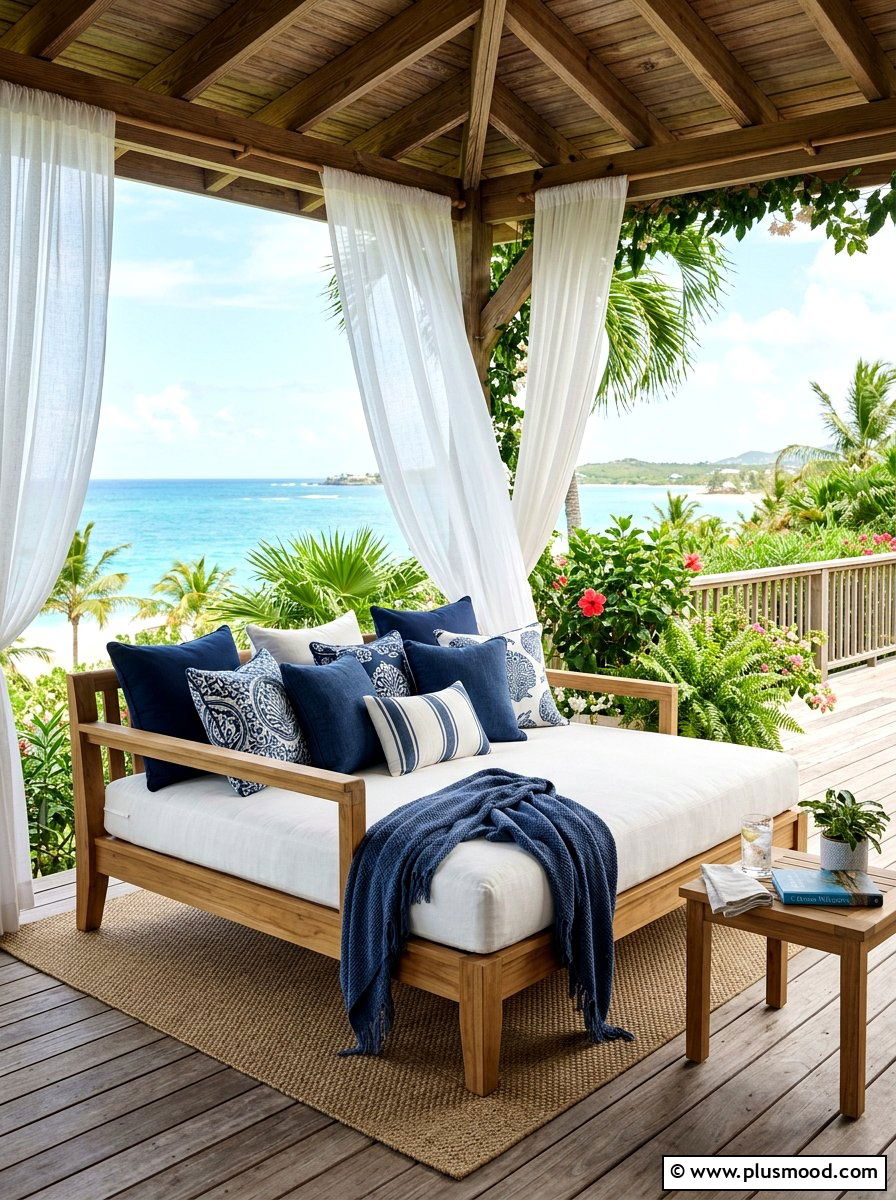 Outdoor Daybed - 25 summer front porch seating ideas