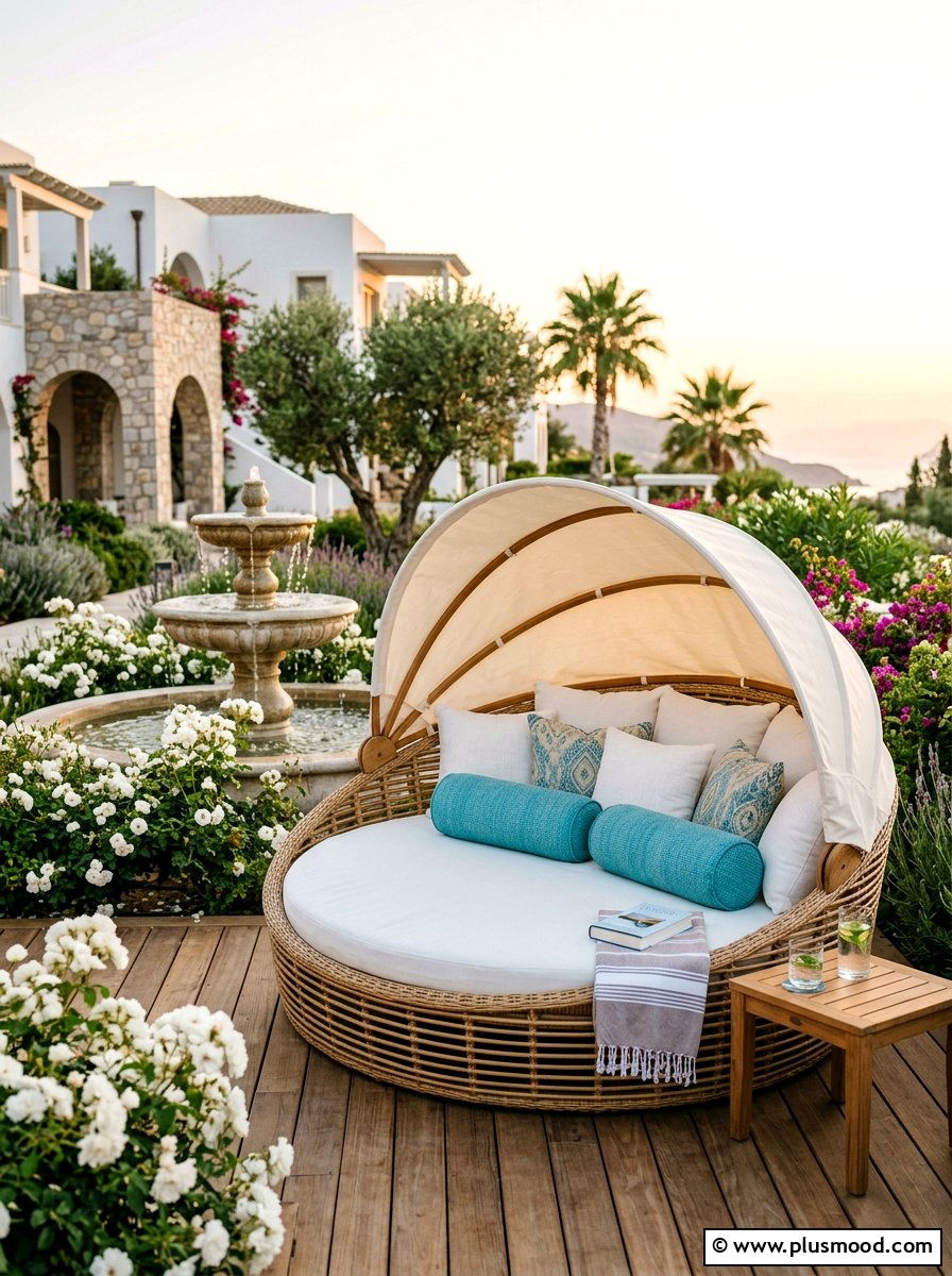Outdoor Daybed Retreat - 25 summer backyard lounge ideas
